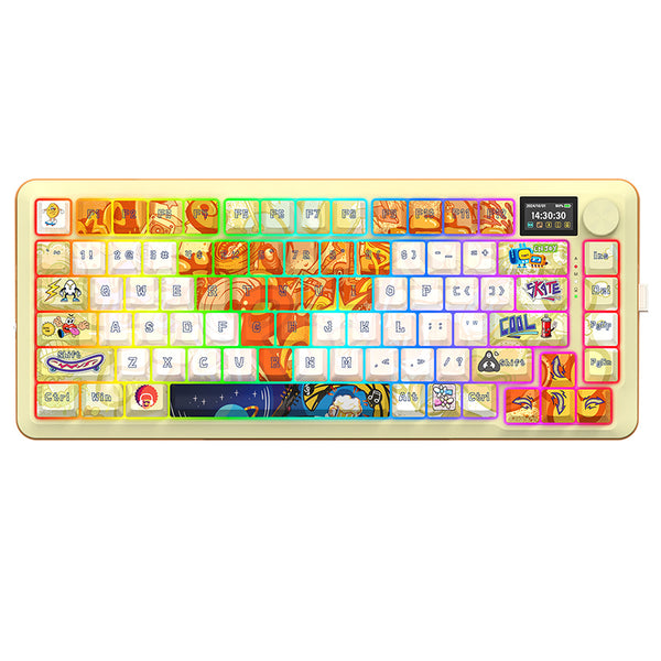 Redragon K708 Pro Tri-Mode Mechanical Keyboard with Screen