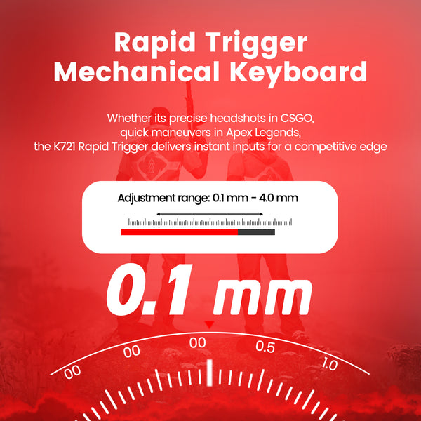 Redragon K721 Wired Mechanical Keyboard Magnetic Switches