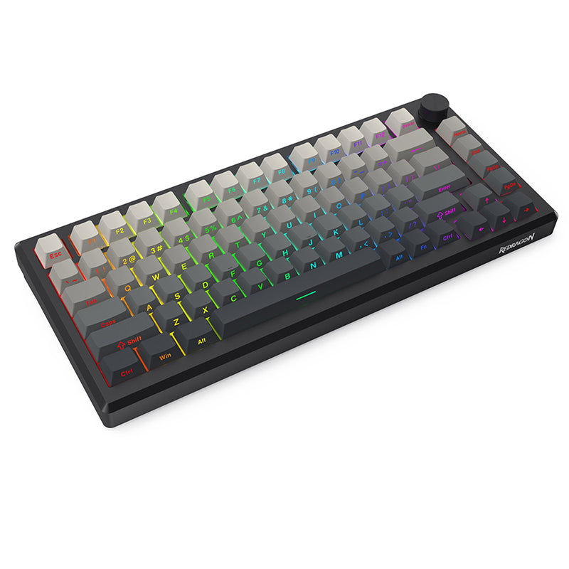 Redragon K732 Series Tri-Mode Aluminum Mechanical Keyboard with Knob