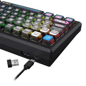 Redragon K732 Series Tri-Mode Aluminum Mechanical Keyboard with Knob