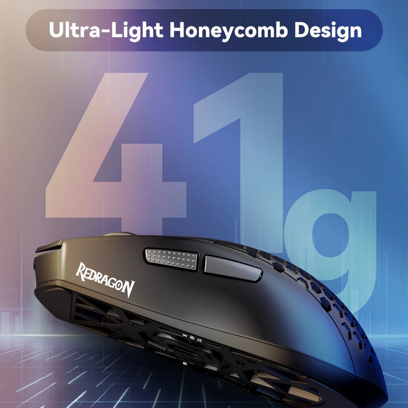 Redragon M617-LIT Wired Lightweight Gaming Mouse RGB - Thumbnail 5