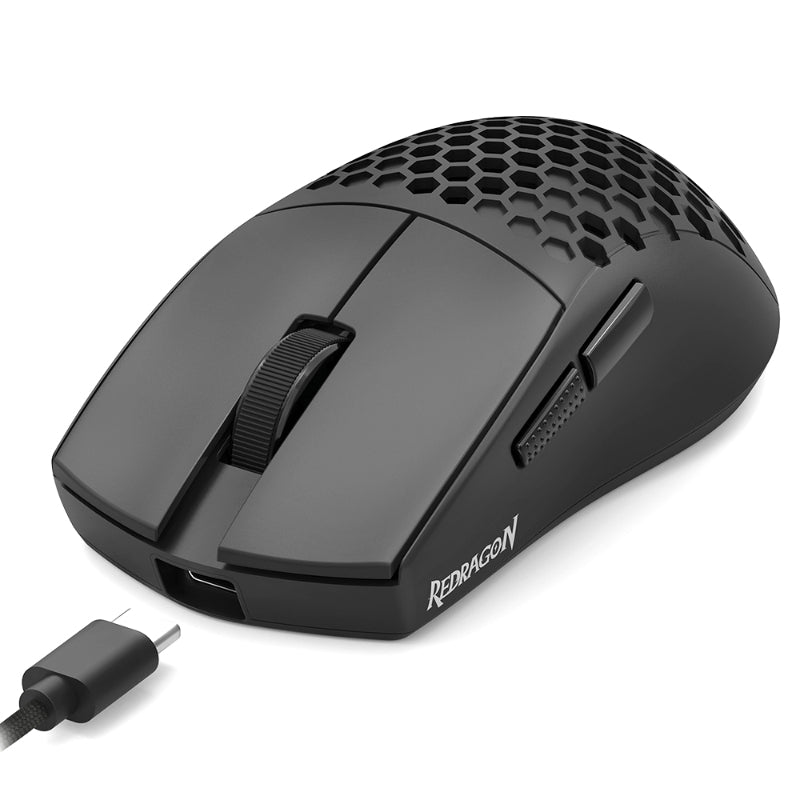 Redragon M617-LIT Wired Lightweight Gaming Mouse RGB - Thumbnail 4