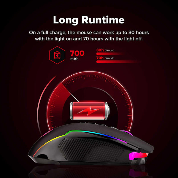 Redragon M910-KS RANGER LITE RGB Dual Modes Gaming Mouse