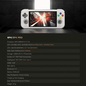 Retroid Pocket 4 Pro Spielekonsole mit Touchscreen
