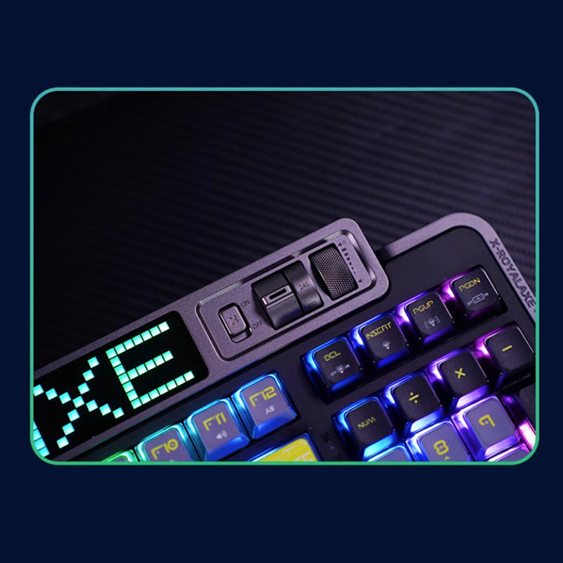 Royalaxe XL98 Mechanical Keyboard with LED Display - WhatGeek
