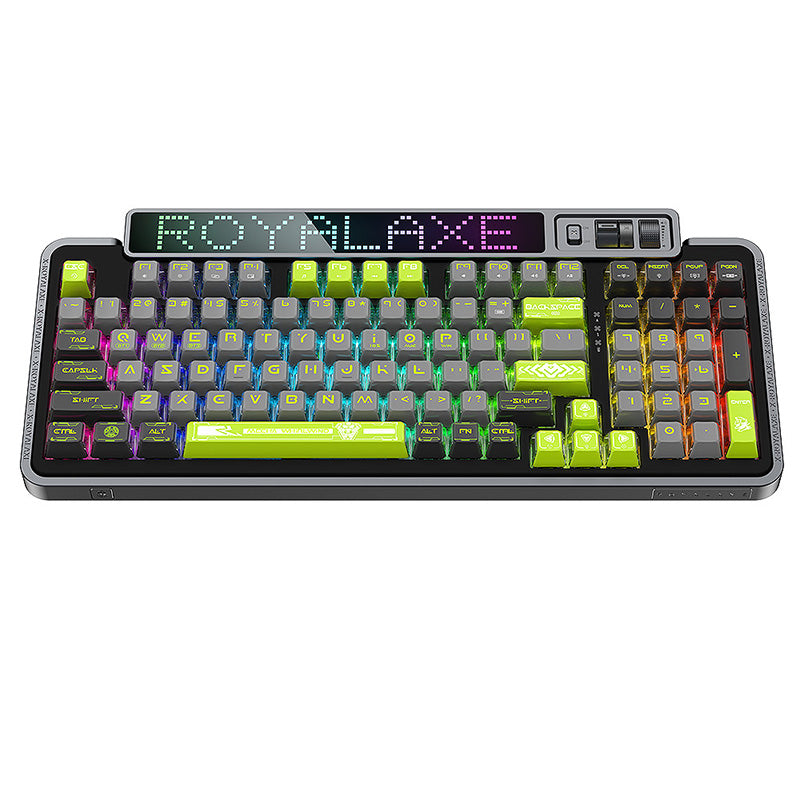 Royalaxe XL98 mechanische Tastatur mit LED-Anzeige
