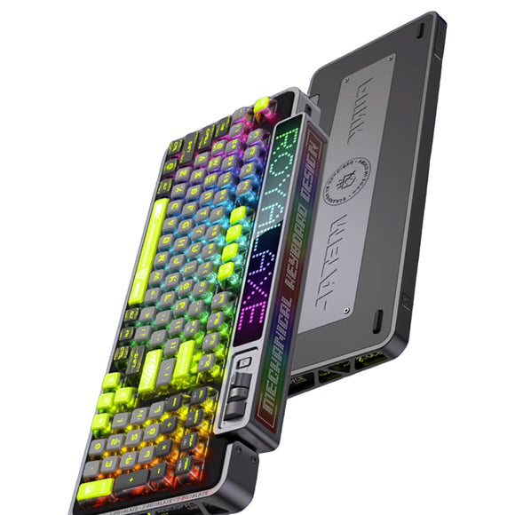 Royalaxe XL98 mechanische Tastatur mit LED-Anzeige