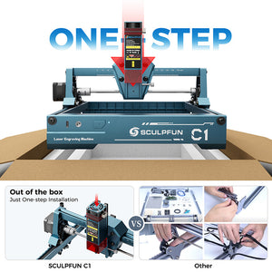 SCULPFUN C1 3W Mini Laser Engraver Portable Beginner-Friendly