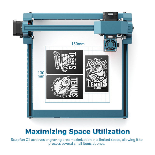 SCULPFUN C1 3W Mini Laser Engraver Portable Beginner-Friendly