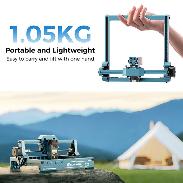SCULPFUN C1 3W Mini Laser Engraver Portable Beginner-Friendly