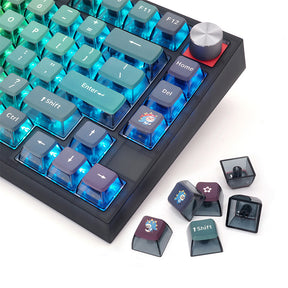SKYLOONG GK7 Pudding PBT ASA Profile Keycap Set 126 touches