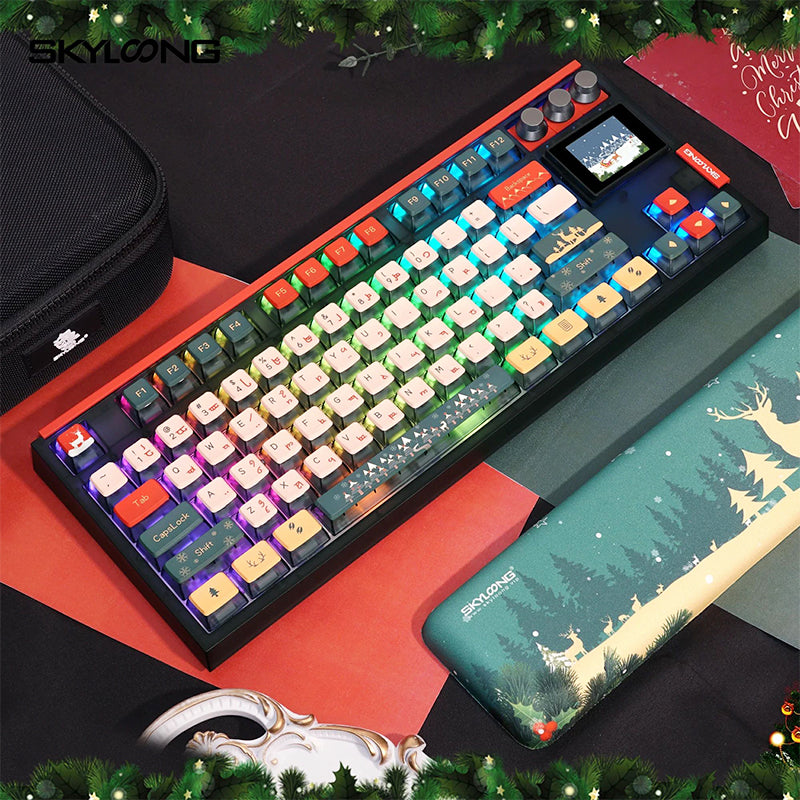SKYLOONG_GK87Pro_Christmas_Keyboard_Combo_Christmas_Gift_2