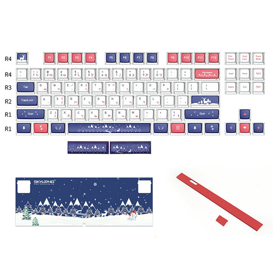 SKYLOONG GK87Pro Weihnachts-Tastatur-Kombination, Weihnachtsgeschenk