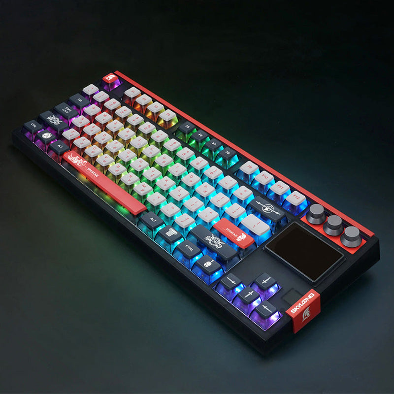 SKYLOONG GK87 Pro Spartan Wireless Mechanical Keyboard with TFT