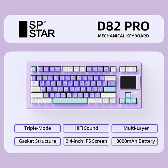 SP-STAR D82 PRO HiFi kabellose mechanische Tastatur