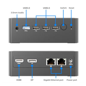 T-bao N100 Mini PC Intel 12th Gen Alder Lake N100