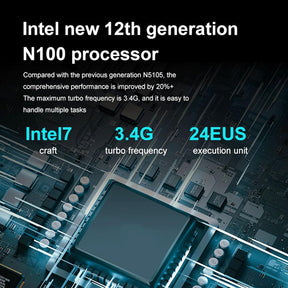 T-bao N100 Mini PC Intel 12th Gen Alder Lake N100
