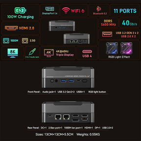 T-bao MN78 RGB Mini PC