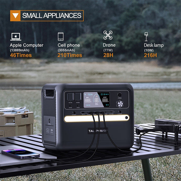 TALLPOWER V2400 Portable Power Station 2400W 2160Wh