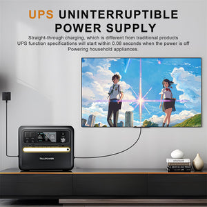 TALLPOWER V2400 Portable Power Station 2400W 2160Wh