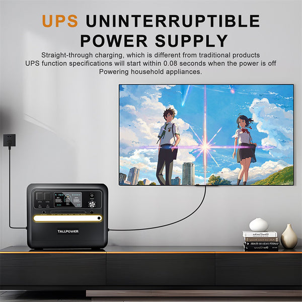 TALLPOWER V2400 Portable Power Station 2400W 2160Wh