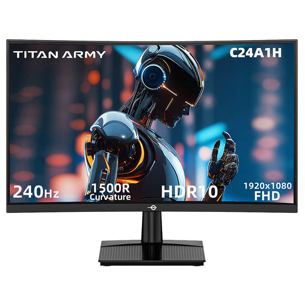 TITAN ARMY C24A1H 23.6" 240Hz Curved Gaming Monitor