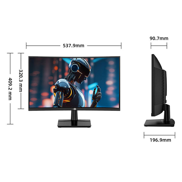 TITAN ARMY C24A1H 23.6" 240Hz Curved Gaming Monitor
