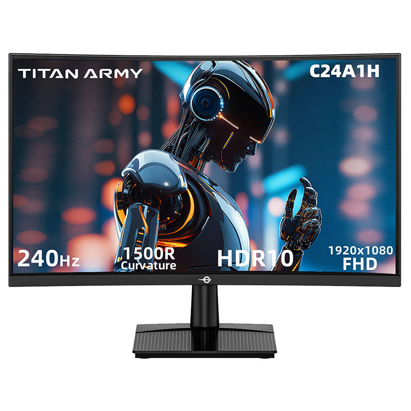 TITAN ARMY C24A1H 23.6" 240Hz Curved Gaming Monitor
