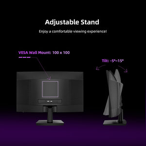 TITAN ARMY C24A1H 23.6" 240Hz Curved Gaming Monitor