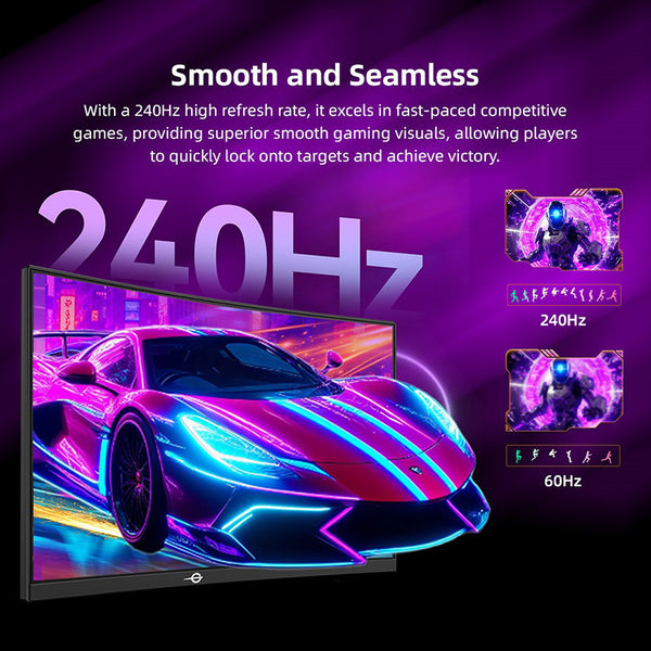 TITAN ARMY C24A1H 23.6" 240Hz Curved Gaming Monitor