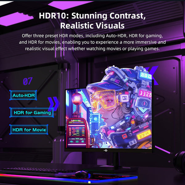 TITAN ARMY C24A1H 23.6" 240Hz Curved Gaming Monitor