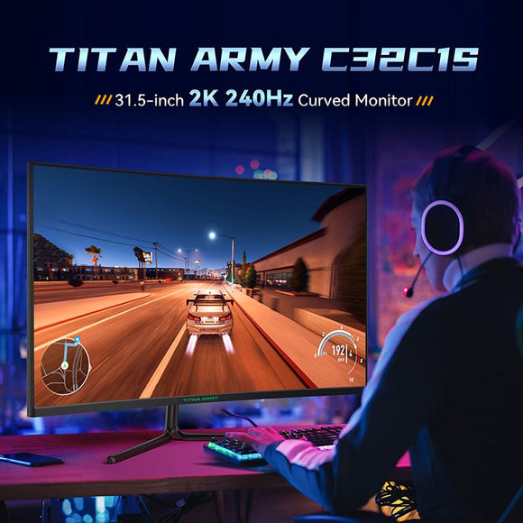 TITAN ARMY C32C1S 32 Inches Gaming Monitor