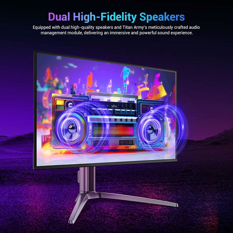 TITAN ARMY G27T8W モニター Titan army G27T8T 26.5” Gaming Monitor, 360Hz 2K 16:9 QD OLED