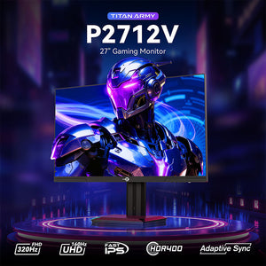 TITAN ARMY P2712V 4K Gaming Monitor 27-Inch