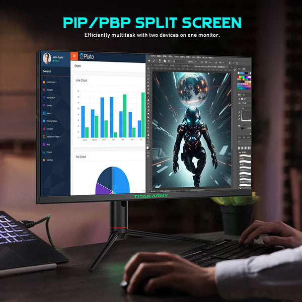 TITAN ARMY P32A2S2 Gaming Monitor With IPS QHD 240Hz
