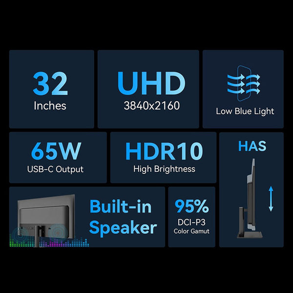 TITAN ARMY P32H2U 32 Inches VA UHD 60Hz Commercial Monitor