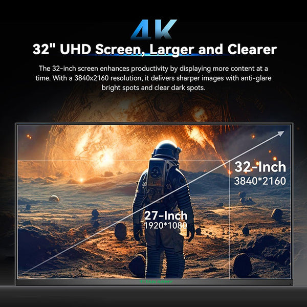 TITAN ARMY P32H2U 32 Inches VA UHD 60Hz Commercial Monitor