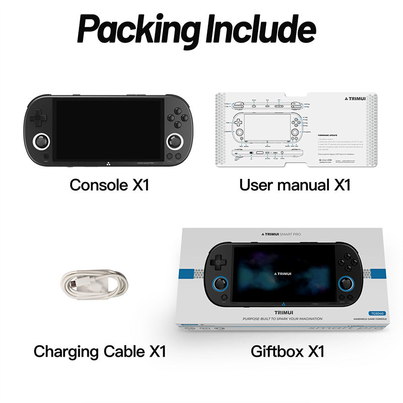 PHS本体 TRIMUI SMART PRO balck 256gb Amazon.com: Trimui Smart Pro Handheld Game Console 4.96