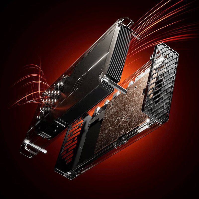 グラフィックボード・グラボ・ビデオカード AOOSTAR XG76 eGPU AMD Radeon RX 7600M AOOSTAR XG76XT EGPU Expansion Card, 8 GB GDDR6 RDNA3