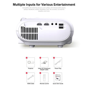 Ultimea Apollo P20 Native 1080P Portable Projector US Version