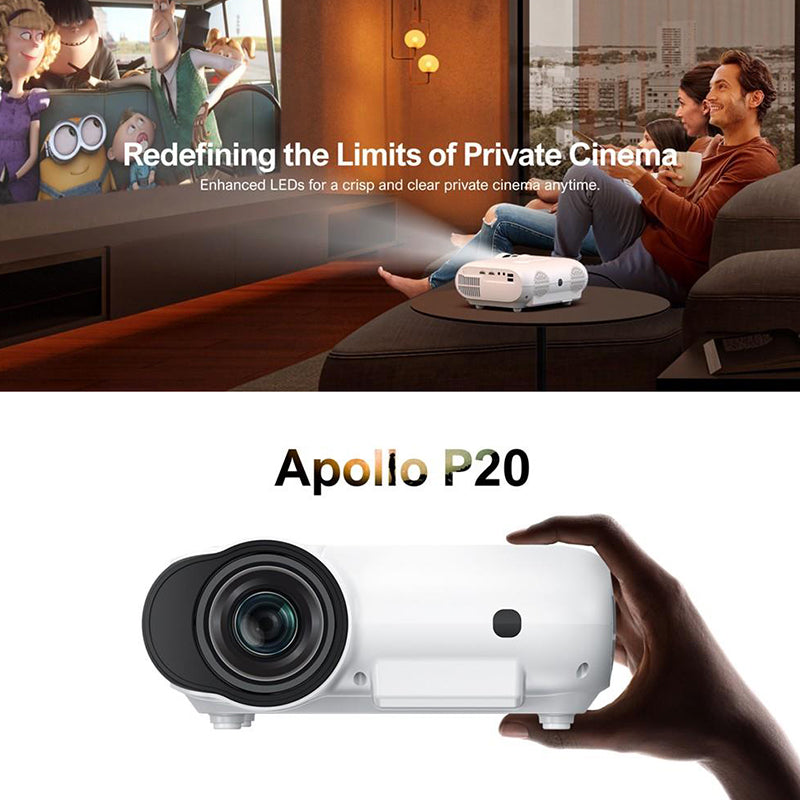 Ultimea Wifi sans Fil Mini- LED Projecteur P20 Home Cinéma 1080P Ios /  Android