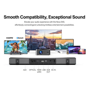 Ultimea Nova S50 Soundbar Dolby Atmos 2.1 Channel US Version