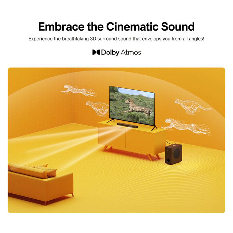 ULTIMEA 5.1ch Soundbar mit Dolby Atmos, 3D Surround Sound System für TV, App Control, Home
