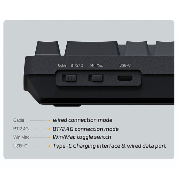 Drahtlose mechanische Tastatur der Xiaomi x MIIIW POP-Serie