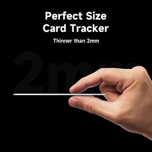 ZIKE Z006 Ultra-Thin Smart Tracking Card Apple Find My Certified
