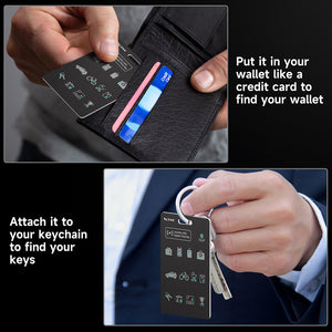 ZIKE Z006 Ultra-Thin Smart Tracking Card Apple Find My Certified