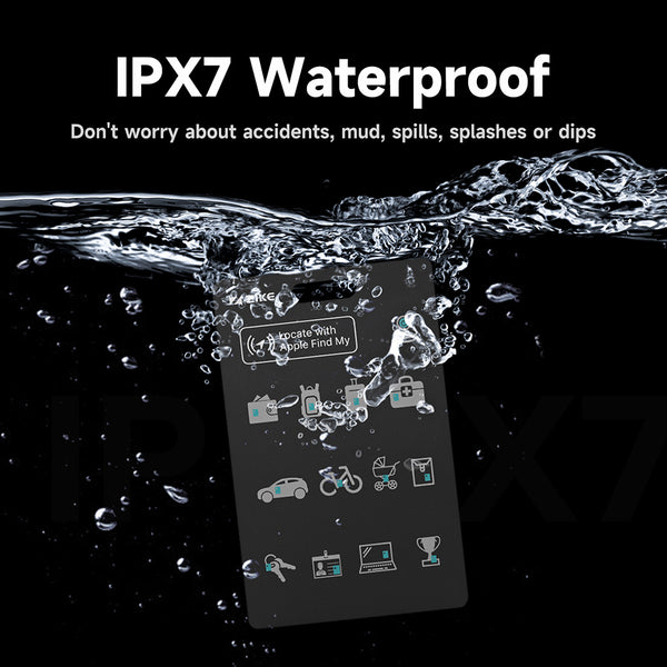 ZIKE Z006 Ultra-Thin Smart Tracking Card Apple Find My Certified