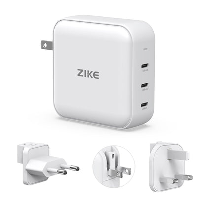 ZIKE Z1214 140W USB-C Power Adapter Triple Fast Charging