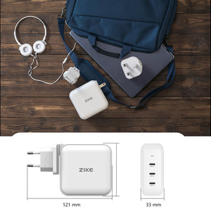 ZIKE Z1214 140W USB-C Power Adapter Triple Fast Charging