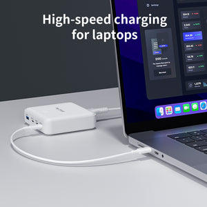 ZIKE Z1810 EU 100W USB-C Desktop Charging Station 4-Port Fast Charge
